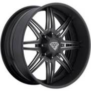 DPR AK-47 Matte Black Milled Wheels