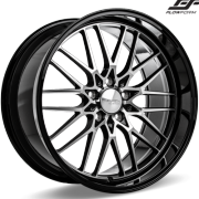 Ace Alloy AFF04 Machine Black Wheels