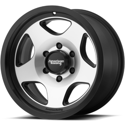 American Racing AR923 Machined Black Wheels