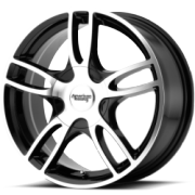 American Racing AR919 Machine Black Wheels