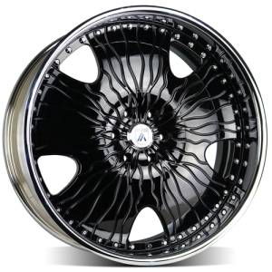 Asanti AF111 6x135 Black Zebra Wheels