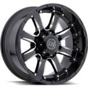 Black Rhino Sierra Gloss Black Milled Wheels