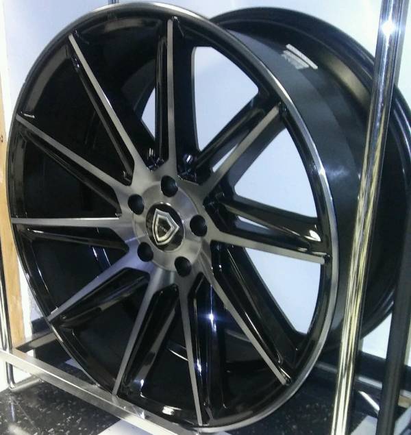 New Capri 4617 Machine Black Wheels