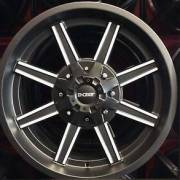 DCenti DW 930 Black Machined Wheels