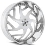 Forgiato Girare Brushed Chrome Wheels