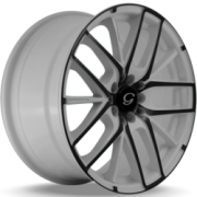 G-Line G0029 White and Black Wheels