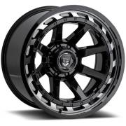 Gear Off Road 754MB Black Hawk Machine Black Rims