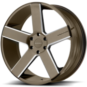 KMC KM690 MC 5 Bronze Milled Wheels