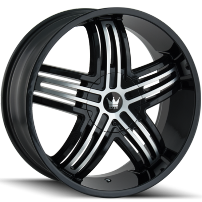 Mazzi 368 Entice Black Macfhined Wheels