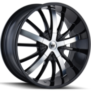 Mazzi 364 Essencee Machined Black Wheels