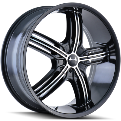 Mazzi 365 Galaxy Black Machined Wheels