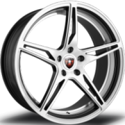 Merceli M53 Satin Black Machined Wheels