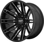 Moto Metal MO998 Kraken Gloss Black Milled Wheels