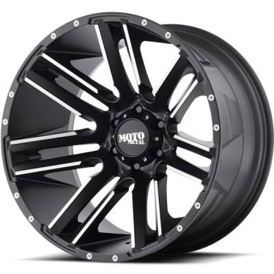 Moto Metal MO978 Razor Blade Satin Black Machined