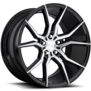 Niche M166 Ascari Black Brushed Wheels