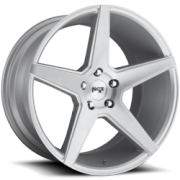 Niche M184 Carini Silver Wheels