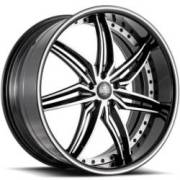 Savini Forged SV58-S Black and White Wheels