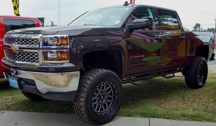 Chevy Silverado on 20 inch ProComp Black Wheels