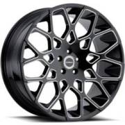 Strada Buca Black Milled Wheels