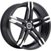 Strada Domani Black Machined Wheels