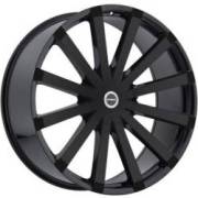 Strada Gabbia Gloss Black Wheels