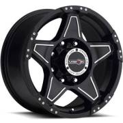 Vision Wheel 395 Wizard Matte Black Wheels 8-Lug