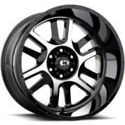 Vision Wheel 419 Split Gloss Black Machined Wheels