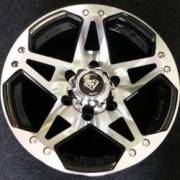 White Diamond 5313 Machined Black Wheels