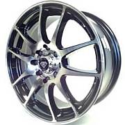 White Diamond 3199 Machined Black Wheels