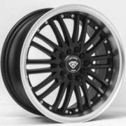 White Diamond WD-820 Matte Black Machined Wheels