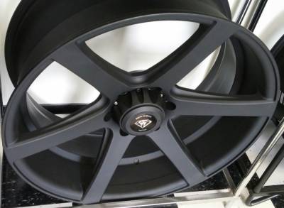 White Diamond 3717 Matte Black Wheels