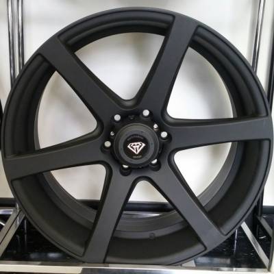 White Diamond 3717 Matte Black Wheels