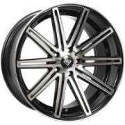 White Diamond 7103 Machined Black Wheels