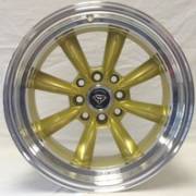 White Diamond 8014 Gold Wheels