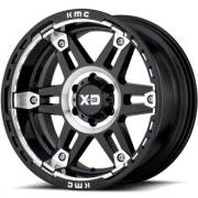 XD840 Spy II Gloss Black Machined Wheels